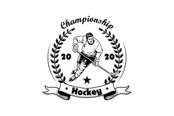 Download Hockey Championship Label Vector Illustr - Champion Collection