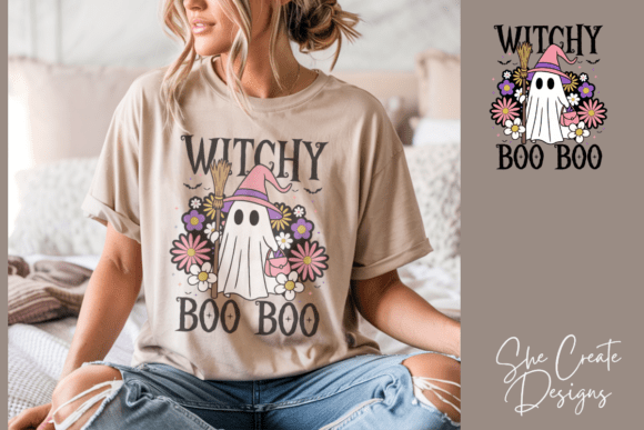 Download Halloween Witchy Ghost Graphic Design - Sign Collection