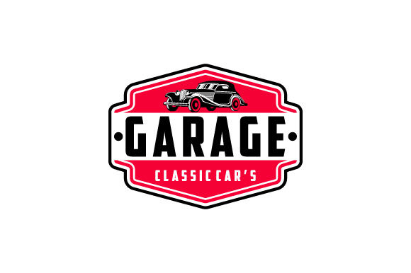 Download Garage Classic Car's Vintage Logo Design - Sign Collection