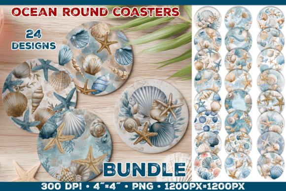 Download Round Coaster Sublimation Design Bundle - Sign Collection
