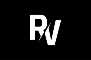 Download Monogram RV Logo Design - Sign Collection