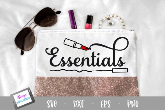 Download Makeup Bag Design - Essentials SVG - Sign Collection