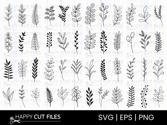 Download Leaf Svg Bundle Leaves Svg 48 Design - Sign Collection