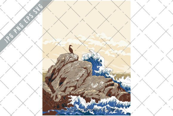 Download Cormorant at Restless Sea Pebble Beach - Premium Bundle