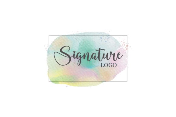 Download Watercolor Signature Logo Design - Sign Collection