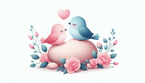 Download Bluebirds Pebble Love - Premium Resources