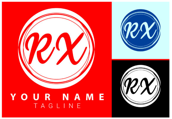 Download RX Initial Letter Signature Logo Design - Sign Collection