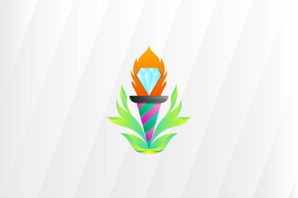Download Torch Champion Diamond Fire Logo - Premium Resources