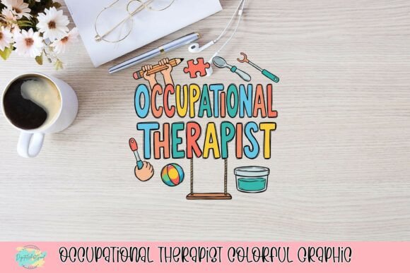 Download Occupational Therapist Colorful Graphic - Therapist Collection
