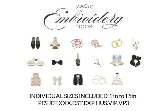 Download Mini Wedding Bundle X 17 Designs - Sign Collection