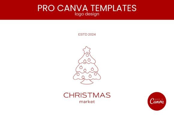 Download Christmas Logo Design Canva Template - Sign Collection