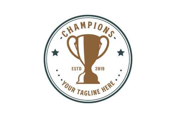Download Champion Trophy Cup Badge Emblem Label - Champion Collection