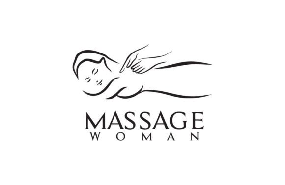 Download Woman Massage Therapy Logo Design - Sign Collection
