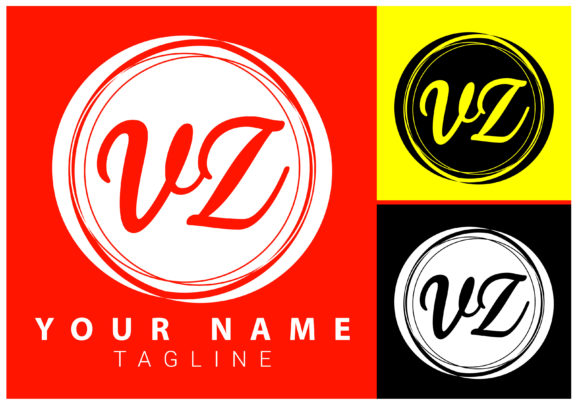 Download VZ Initial Letter Signature Logo Design - Sign Collection