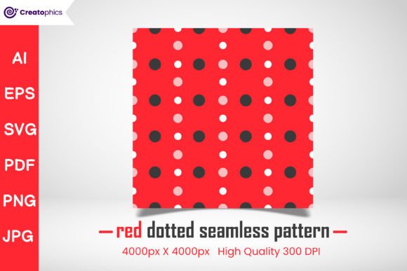 Download Red Polka Dot Seamless Pattern Design - Sign Collection